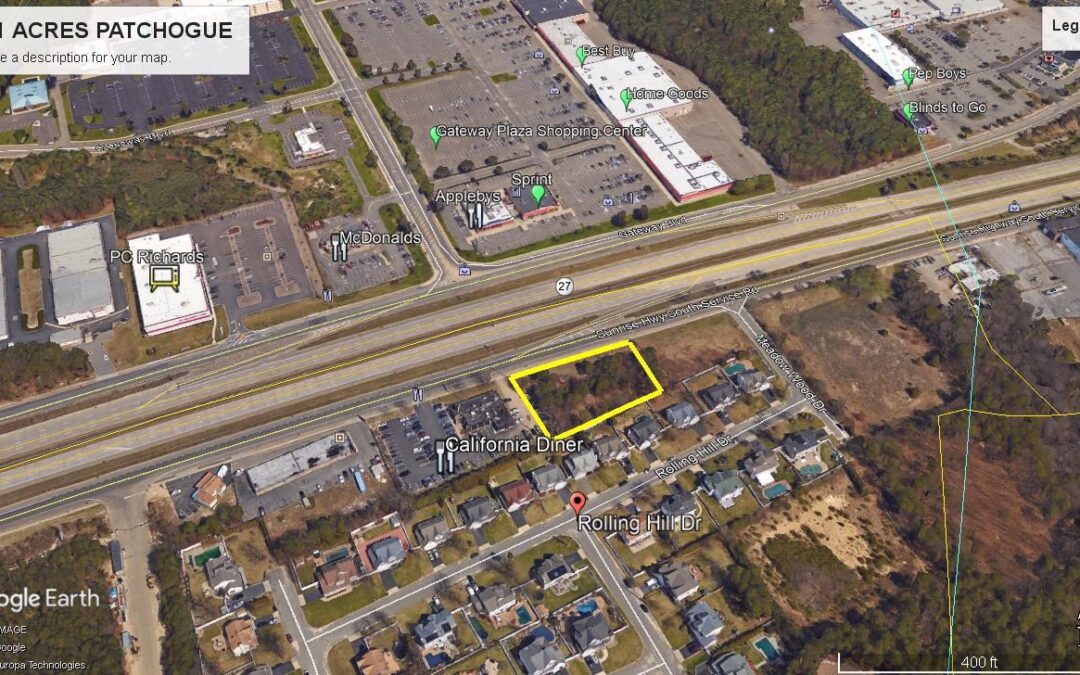 EXCLUSIVE LAND FOR SALE 1.1 ACRES FOR COMMERCIAL USE