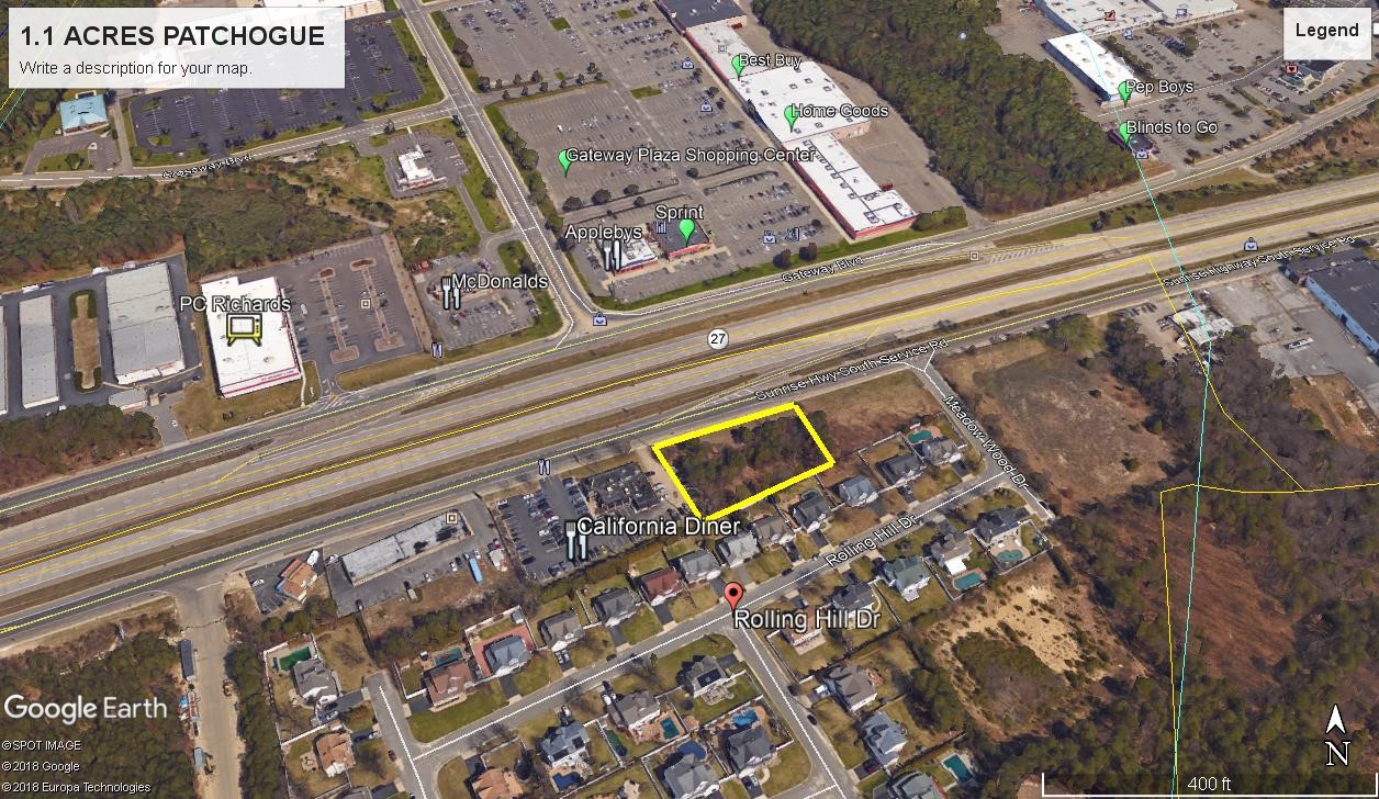 EXCLUSIVE LAND FOR SALE 1.1 ACRES FOR COMMERCIAL USE